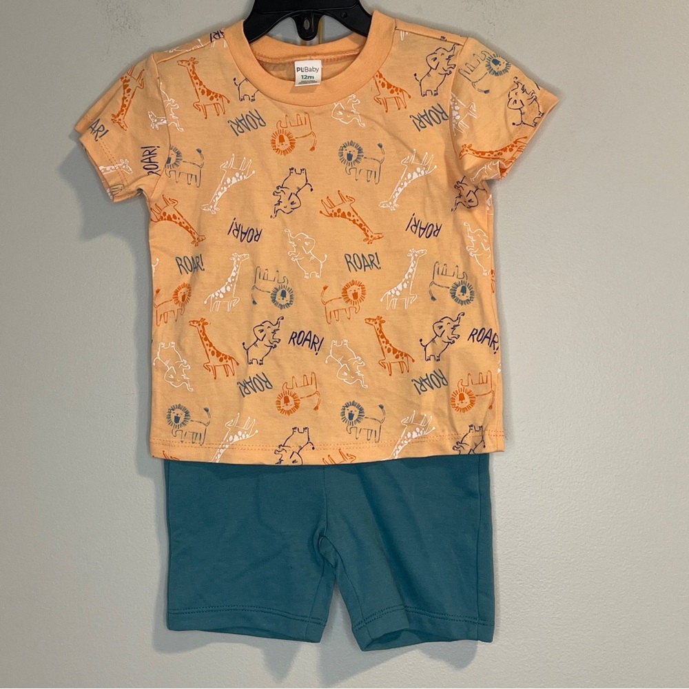 PL Baby Mix and Match Tshirt and Short Sets (4pc) Size 12M NWOT - Picture 4 of 11